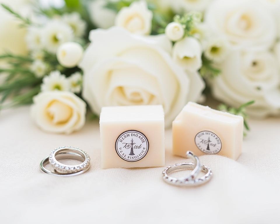 Custom wedding favors and personalized soap gift sets for Irish weddings